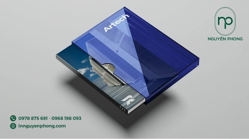 Logo điện lạnh in trên kẹp file